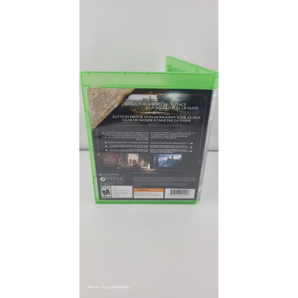 The Pillars of The Earth (Microsoft Xbox One, 2017) Game and Case Tested Working